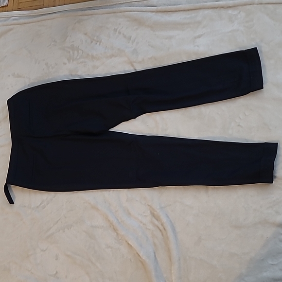 Massimo Dutti Wool Navy Cuffed Women Pants - Picture 6 of 6